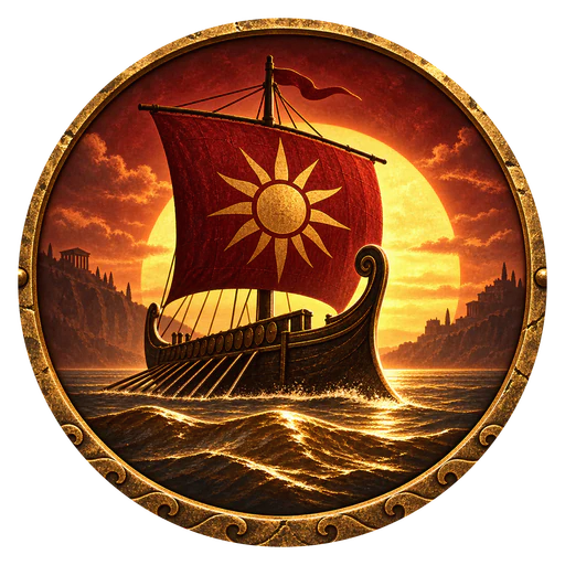 Kings By Dawn ship medallion
